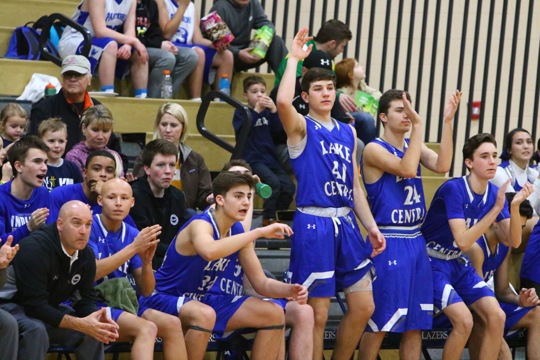 Gallery: Lake Central at Marquette Catholic boys basketball